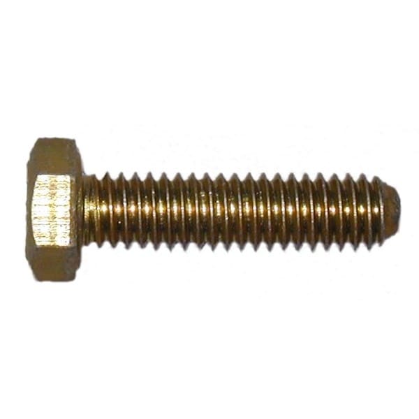 Midwest Fastener Grade 8, 5/16"-18 Hex Head Cap Screw, Zinc Yellow Steel, 1-1/4 in L, 50 PK 00678 - main